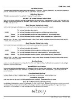 John Deere 210l Ep Tractor Loader Parts Catalog Pc13372