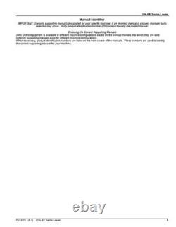 John Deere 210l Ep Tractor Loader Parts Catalog Pc13372