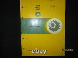 John Deere 2140 Tractor Parts Manual Catalog Book Factory Original 1989 OEM