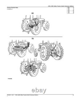 John Deere 2150 2255 Tractor Parts Catalog Manual