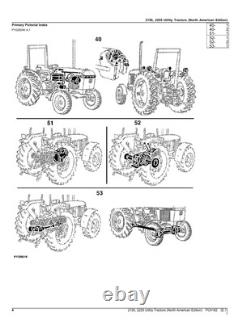 John Deere 2150 2255 Tractor Parts Catalog Manual