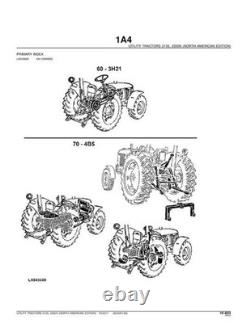 John Deere 2155 2355n Tractor Parts Catalog Manual