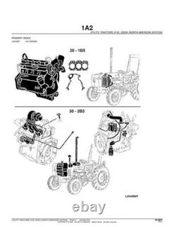 John Deere 2155 2355n Tractor Parts Catalog Manual