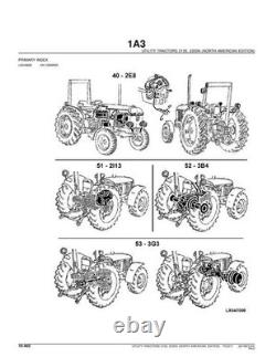 John Deere 2155 2355n Tractor Parts Catalog Manual