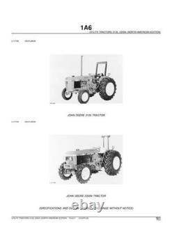John Deere 2155 2355n Tractor Parts Catalog Manual