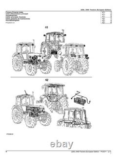 John Deere 2250 2450 Tractor Parts Catalog Manual