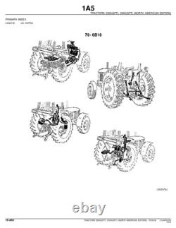 John Deere 2355 2555 Tractor Parts Catalog Manual Pc4216