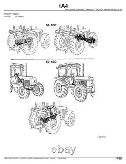 John Deere 2355 2555 Tractor Parts Catalog Manual Pc4216