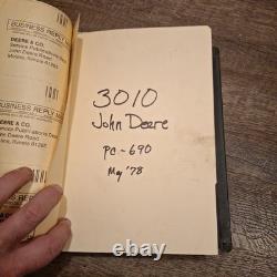 John Deere 2510 And 3010 Parts Catalogs Inside A Genuine John Deere Binde