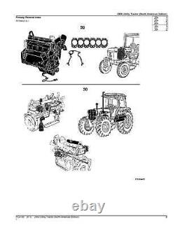 John Deere 2950 Tractor Parts Catalog Manual