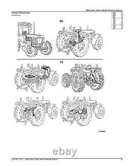 John Deere 2950 Tractor Parts Catalog Manual