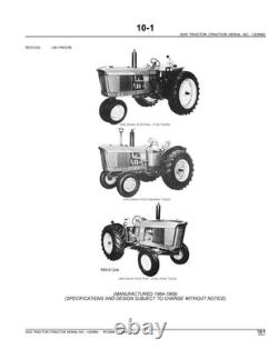 John Deere 3020 Tractor Parts Catalog Manual #1
