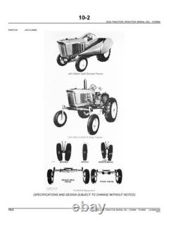 John Deere 3020 Tractor Parts Catalog Manual #1