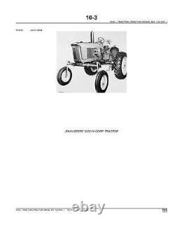 John Deere 3020 Tractor Parts Catalog Manual #2