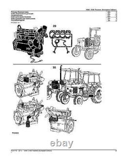 John Deere 3040 3140 Tractor Parts Catalog Manual European Pc4175