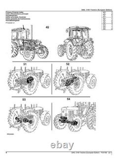 John Deere 3040 3140 Tractor Parts Catalog Manual European Pc4186