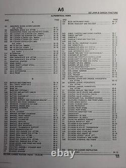 John Deere 322 Lawn Garden Tractor Parts Manual Catalog PC-2149 Yanmar Gasoline