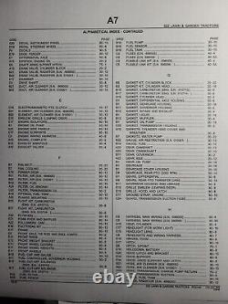 John Deere 322 Lawn Garden Tractor Parts Manual Catalog PC-2149 Yanmar Gasoline