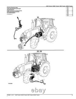John Deere 3300 3300x 3400 3400x Tractor Parts Catalog Manual