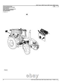 John Deere 3300 3300x 3400 3400x Tractor Parts Catalog Manual