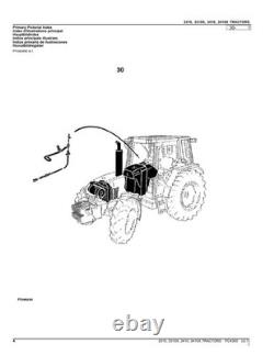 John Deere 3310 3310x 3410 3410x Tractor Parts Catalog Manual