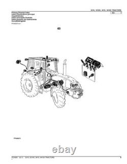 John Deere 3310 3310x 3410 3410x Tractor Parts Catalog Manual
