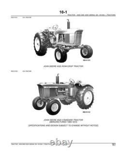 John Deere 4000 4020 Tractor Parts Catalog Manual
