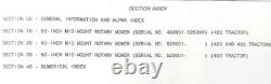 John Deere 400 420 430 Diesel Lawn Garden Tractor 60 Mid Mower Deck Parts Manual