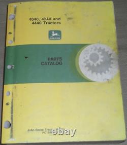 John Deere 4040 4240 4440 Tractor Parts Manual Book Catalog Pc1898