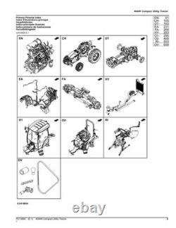 John Deere 4044r Tractor Parts Catalog Manual
