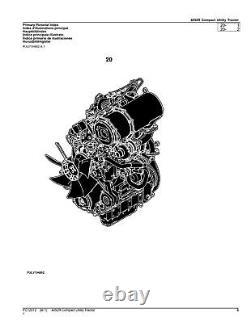 John Deere 4052r Tractor Parts Catalog Manual #1