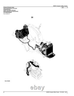 John Deere 4052r Tractor Parts Catalog Manual #1