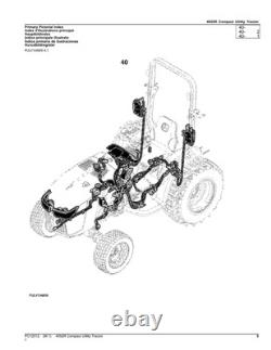 John Deere 4052r Tractor Parts Catalog Manual #1