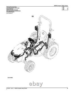 John Deere 4052r Tractor Parts Catalog Manual #1