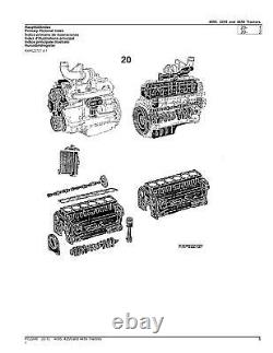 John Deere 4055 4255 4455 Tractor Parts Catalog Manual