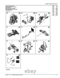 John Deere 4066r Tractor Parts Catalog Manual #2