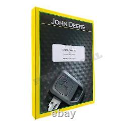 John Deere 4120 Tractor Parts Catalog Manual Pc9396