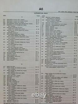 John Deere 420 Lawn Garden Tractor Parts Manual Catalog PC-1925 1983-up Onan Gas