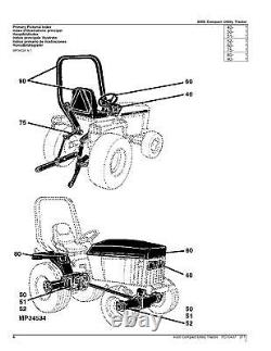John Deere 4300 Tractor Parts Catalog Manual