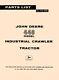 John Deere 440 Diesel Crawler Tractor Parts Manual JD