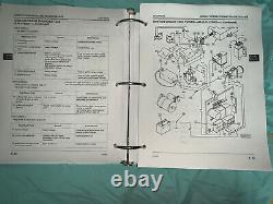 John Deere 445 455 TM1517 lawn garden tractor service & parts manual binder