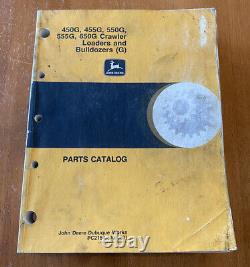 John Deere 450G 455G 550G 555G 65G Crawler Loader Bulldozer Parts Catalog PC2154