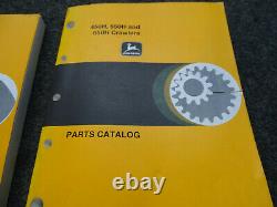 John Deere 450H 550H & 650H Crawlers Operators Manual & Parts Catalog