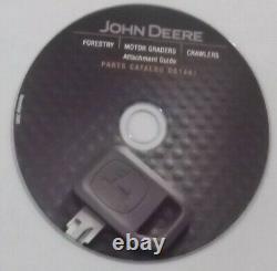 John Deere 450h 550h 650h Crawler Tractor Dozer Parts Manual Book Cd/dvd Pc2711