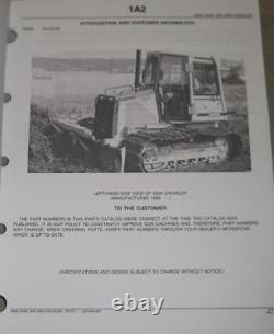 John Deere 450h 550h 650h Crawler Tractor Dozer Parts Manual Book Pc2711