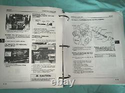 John Deere 455 TM1517 lawn garden tractor service & parts manual binder
