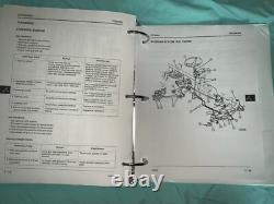 John Deere 455 TM1517 lawn garden tractor service & parts manual binder