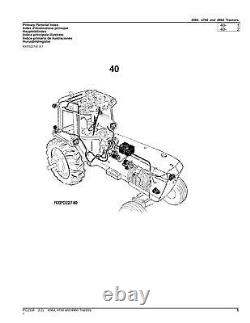 John Deere 4560 4760 4960 Tractor Parts Catalog Manual
