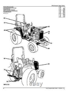 John Deere 4720 Tractor Parts Catalog Manual