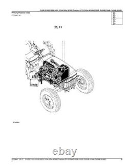 John Deere 5038d 5103e 5103 5103s 5203 5104 5204 Tractor Parts Catalog Manual